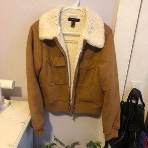faux suede jacket